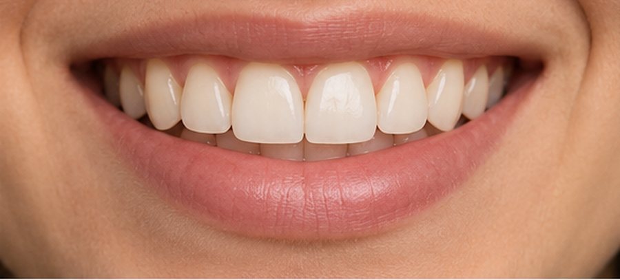 Smile after cosmetic bonding